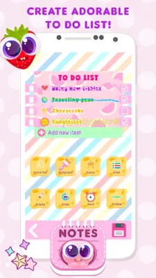 My Cute Sticky Notes on Homescreen android App screenshot 3